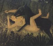 Beauty and the Beast Henri Rousseau